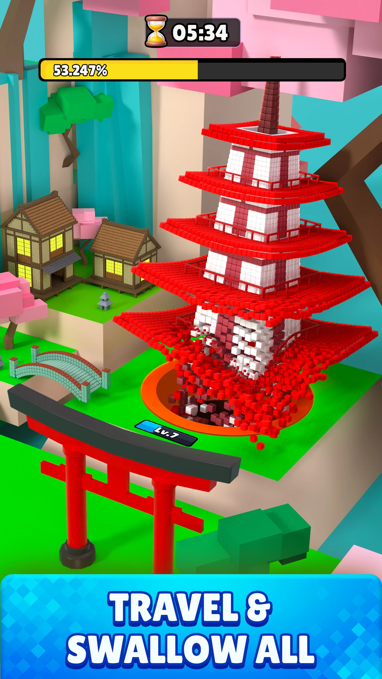 HoleCraft - Black Hole 3D Game screenshot