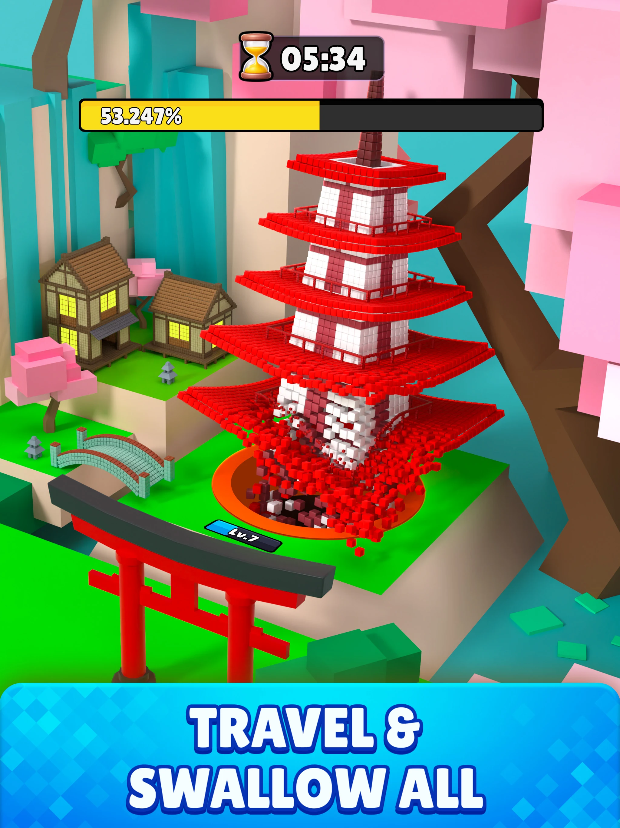 HoleCraft - Black Hole 3D Game screenshot